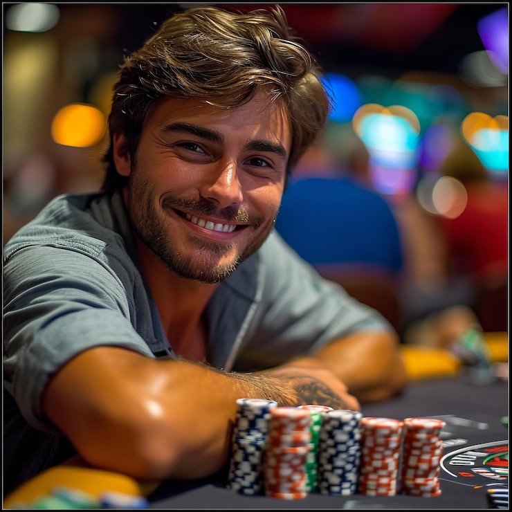 74 bod Meja Baccarat Kamera Dekat
